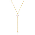 Trendy pearl necklace 14K gold nz