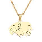 Tribal lion necklace nz