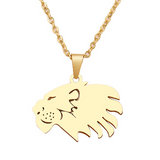 Tribal lion necklace nz