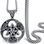 Triquetra Necklace Silver nz