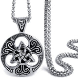 Triquetra Necklace Silver nz