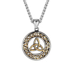 Triquetra pendant stainless steel nz