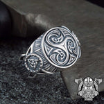 Triskele symbol ring nz