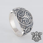 Triskele symbol ring nz