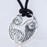 Triskelion silver necklace nz