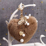 Turkey Heart Keyring Brown nz