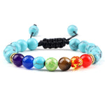 Turquoise 7 chakra bracelet nz