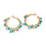 Turquoise boho earrings nz
