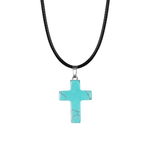Turquoise cross necklace nz