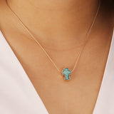 Turquoise cross shaped necklace nz
