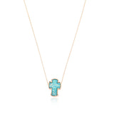 Turquoise cross shaped necklace nz