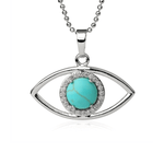 Turquoise Evil Eye Necklace nz
