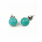Turquoise hoop earrings nz