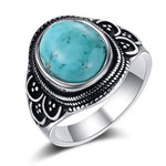 Turquoise silver ring nz