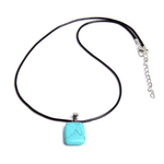 Turquoise square necklace nz