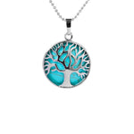 Turquoise tree of life necklace nz