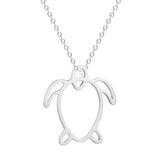 Turtle necklace stainless steel Silver nz