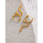 Twisted snake earrings nz