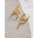 Twisted snake earrings nz