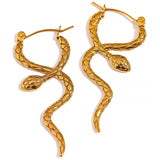 Twisted snake earrings nz