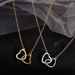 Two Hearts Necklace nz