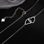 Two Hearts Necklace nz