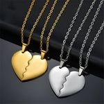 Two part heart necklace nz