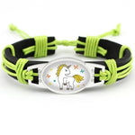 Unicorn bracelet for kids Fluorescent green nz