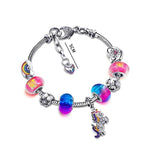Unicorn Bracelet With Colourful Stones nz