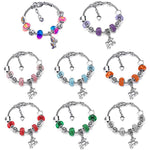Unicorn Bracelet With Colourful Stones nz