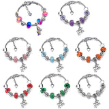 Unicorn Bracelet With Colourful Stones nz