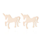 Unicorn earrings bronze nz