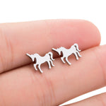 Unicorn earrings stainless steel nz