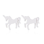 Unicorn earrings stainless steel nz
