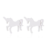 Unicorn earrings stainless steel nz