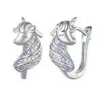 Unicorn earrings sterling silver nz