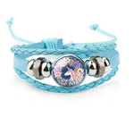 Unicorn leather bracelet Turquoise nz
