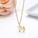 Unicorn Metal necklace nz