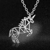 Unicorn necklace steel nz