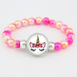 Unicorn Pearl Bracelet Pink/red nz