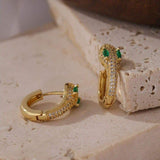 Unique Gold snake earrings nz