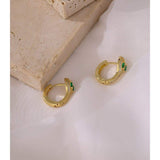 Unique Gold snake earrings nz