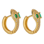Unique Gold snake earrings nz