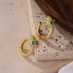 Unique Gold snake earrings nz