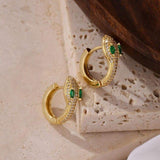 Unique Gold snake earrings nz