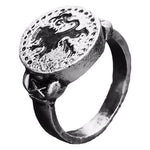 Unique lion ring 56.5 mm nz
