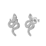 Unique Silver snake earrings nz