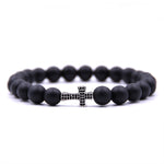 Unisex cross bracelet Silver nz