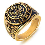 Us military signet ring 7 (54.4 mm) / Gold nz