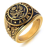 Us military signet ring 7 (54.4 mm) / Gold nz